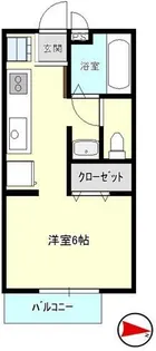 サンライフ菊美I【2階】の間取り