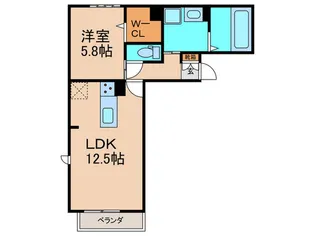 FORTUNATA【2階】の間取り