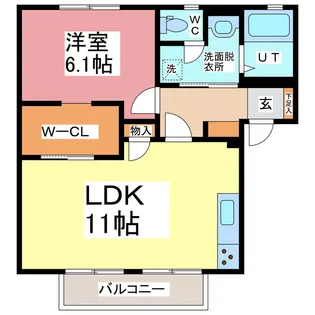 Sun shine【2階】の間取り