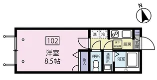 PARKS・K都立家政【1階】の間取り