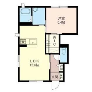 エクセルいずみA【1階】の間取り