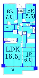 プレジリア横浜高島台【3階】の間取り
