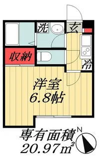 COCORU西船【1階】の間取り
