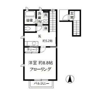 東京都板橋区双葉町【アパート】の間取り