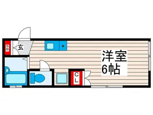 ハイツ佳【2階】の間取り