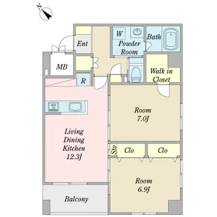エポルテ【5階】の間取り