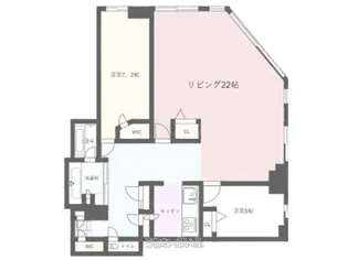 RYU:X TOWER The WEST【6階】の間取り