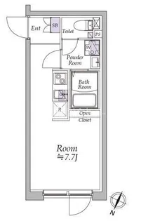 アトリオフラッツ西池袋【2階】の間取り