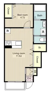 サングリーン【2階】の間取り