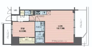 プレジオ新大阪EURO【5階】の間取り