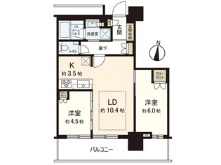 moyuk SAPPORO【20階】の間取り