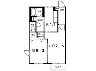 プラチディア【2階】の間取り