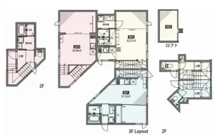 Meguro Senzoku U【2階】の間取り