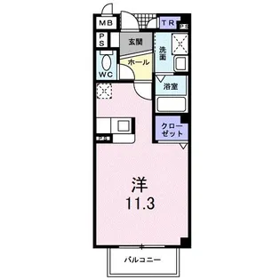 マルベリーII【1階】の間取り