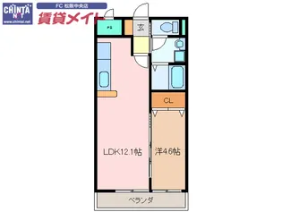 ONE′S【1階】の間取り