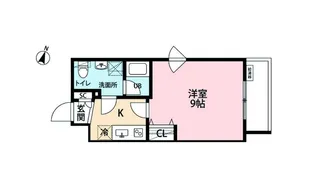 メゾンブロン【2階】の間取り