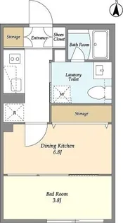 ガーデンレジデンス恵比寿【2階】の間取り