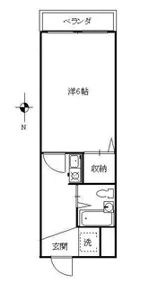 輝ビルI【3階】の間取り