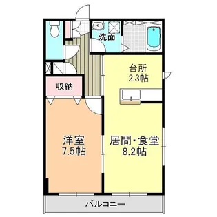 メゾンサンライズ【2階】の間取り