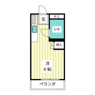 メモアール悠悠【1階】の間取り