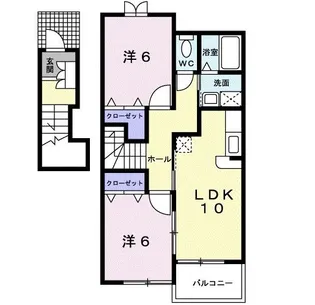 グレイスガーデンA【2階】の間取り