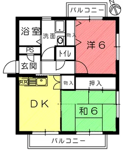 メゾンマツオ【3階】の間取り