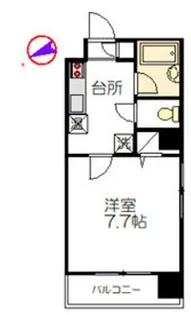 カーサ・デ・セントロ【4階】の間取り