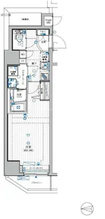 メインステージ蔵前II【3階】の間取り