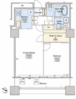 レジディアタワー上池袋(タワー棟)【14階】の間取り