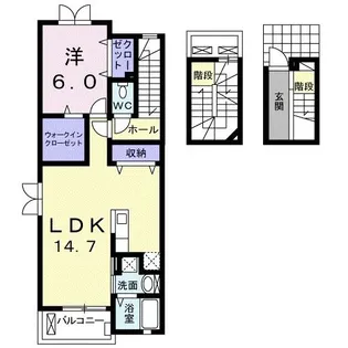シンフォニアI【3階】の間取り