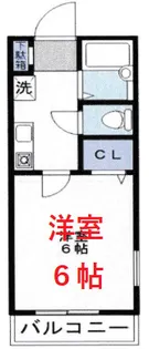 ハイツアオキ第23【2階】の間取り