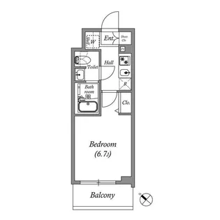 THEPASEO新小岩【11階】の間取り