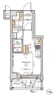 ヴォーガコルテ八丁畷駅前【3階】の間取り