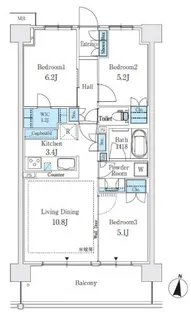 パークホームズ戸田公園 7階【7階】の間取り