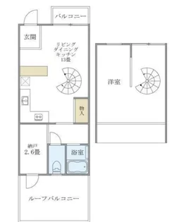 スカイフィールド国立の間取り