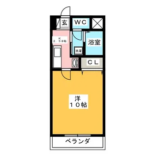 ルミネス一番館【2階】の間取り