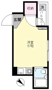 コーポ・ハシモト【5階】の間取り