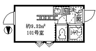 レジデンス鷺宮【1階】の間取り