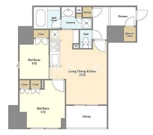 クレストコート日本橋人形町【7階】の間取り
