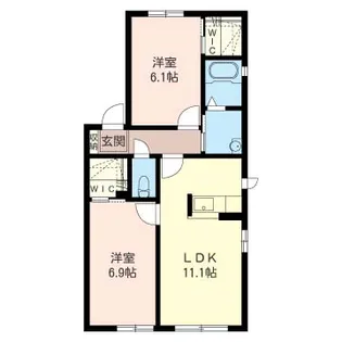 ブリーズコート【1階】の間取り