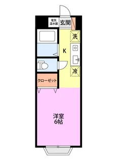 Lily-be笹口【2階】の間取り