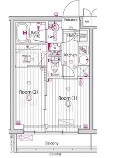 ガーラ練馬グランドステージ【4階】の間取り
