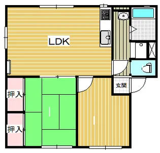 サイレンス高山II【1階】の間取り