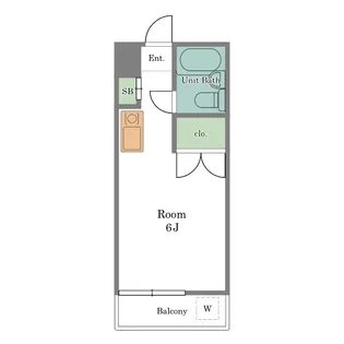 フェスタ下北沢【2階】の間取り