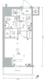 スカイコートパレス西巣鴨II【7階】の間取り