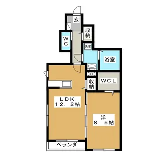 glory gate【1階】の間取り