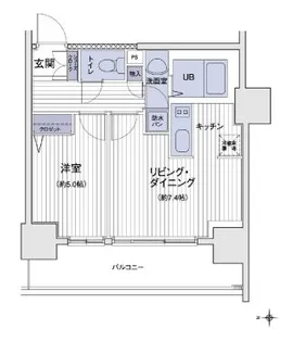 エスティメゾン大島【11階】の間取り
