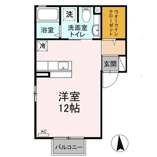 アムール【2階】の間取り