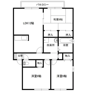 サンハイム【2階】の間取り