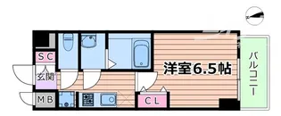 アルティザ江坂【6階】の間取り